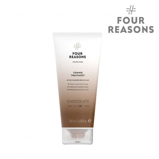 Four Reasons tonējoša matu maska Chocolate 200ml