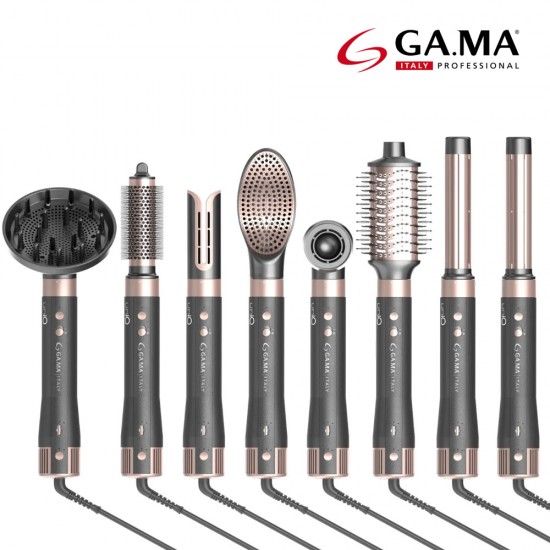 Gama UniQ Vibrance 8-in-1 Multistyler daudzfunkcionālais matu veidotājs