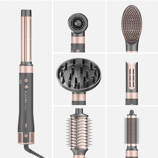 Gama UniQ Vibrance 8-in-1 Multistyler daudzfunkcionālais matu veidotājs