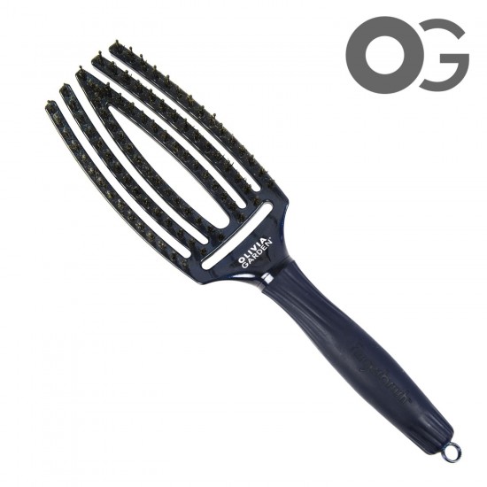 Olivia Garden Fingerbrush Care Iconic Blue Sapphire щеткa для волос средняя