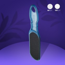 Staleks Classic AC 10/2 klasiskā plastmasas divpusējā pedikīra vīle 80/120 griti