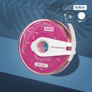Staleks Pro Expert PapmAm ATC-150W balta vienreizlietojamā abrazīvā lente plastmasas futrālī 7m 150 griti