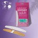 Staleks Pro Expert DFE-40-100W baltas vienreizlietojamās nomaināmās vīles pusmēness pamatnei 100 grit 30gb 