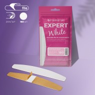Staleks Pro Expert DFE-40-180W baltas vienreizlietojamās nomaināmās vīles pusmēness pamatnei 180 grit 30gb 