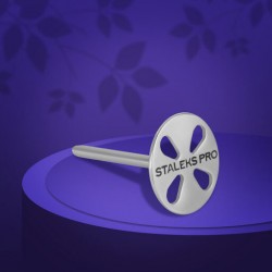 Staleks Pro Expert Pododisc PDLSET-25 pagarināts pedikīra disks 25mm ar vienreizlietojamo vīļu komplektu 180 griti 5gab