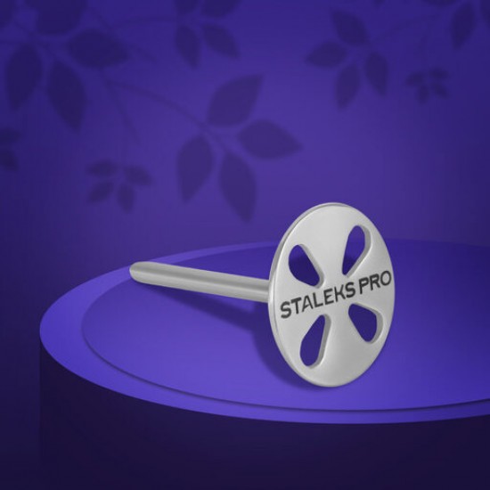 Staleks Pro Expert Pododisc PDLSET-25 pagarināts pedikīra disks 25mm ar vienreizlietojamo vīļu komplektu 180 griti 5gab