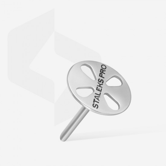Staleks Pro Expert Pododisc PDLSET-25 pagarināts pedikīra disks 25mm ar vienreizlietojamo vīļu komplektu 180 griti 5gab