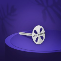 Staleks Pro Expert Pododisc PDSET-20 pedikīra disks 20mm ar vienreizlietojamo vīļu komplektu 180 griti 5gab