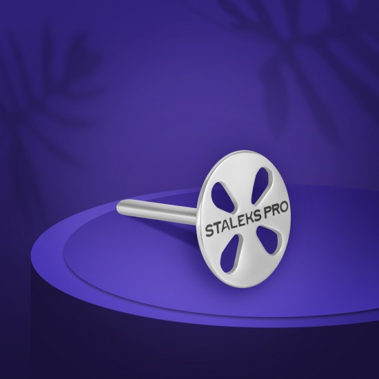 Staleks Pro Expert Pododisc PDSET-25 pedikīra disks 25mm ar vienreizlietojamo vīļu komplektu 180 griti 5gab