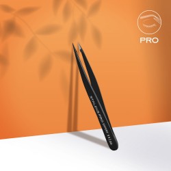 Staleks Pro Expert TE-11/5B uzacu pincete melna ar smailām malām