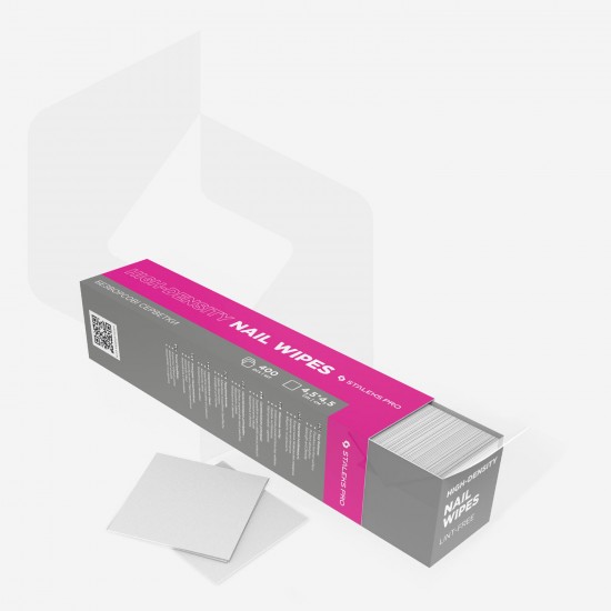 Staleks Pro Smart WS-400/1 bezplūksnu salvetes 4.5 x 4.5 cm 400gb