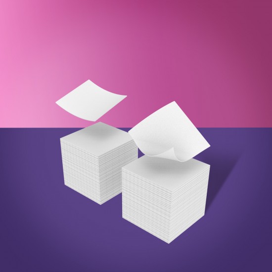 Staleks Pro Smart WS-400 bezplūksnu salvetes 4.5 x 4.5 cm 400gb