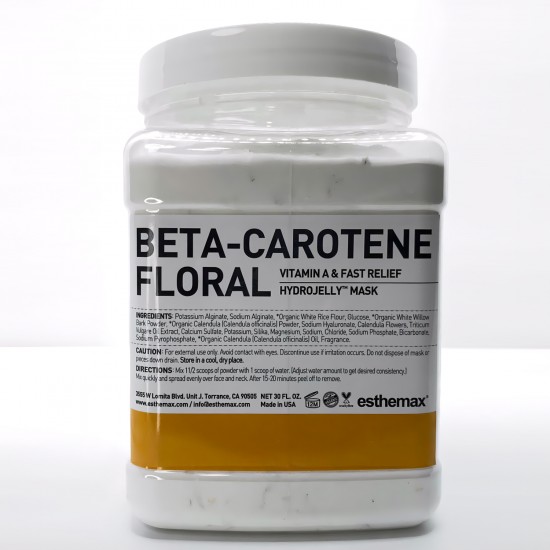 Esthemax Beta-Carotene Floral Hydrojelly hidrogēla algināta maska 887g