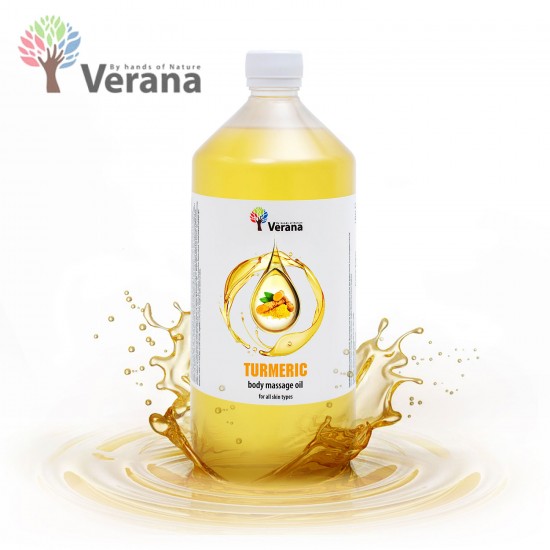 Verana masāžas eļļa ķermenim Turmeric kurkuma 1L