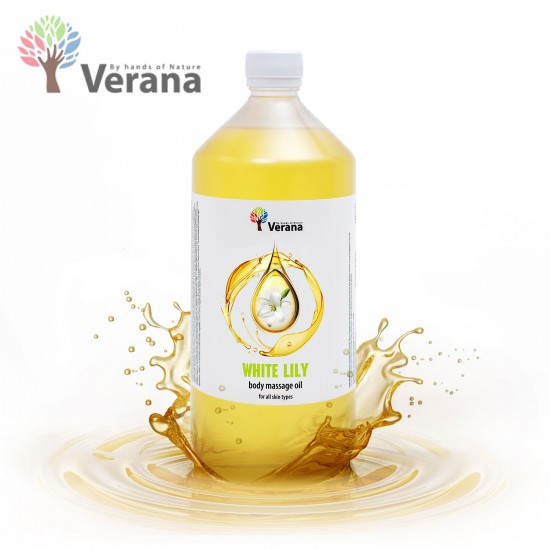 Verana masāžas eļļa ķermenim White Lily baltā līlija 1L