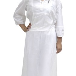 Polietilēna priekšauti balti 50gab