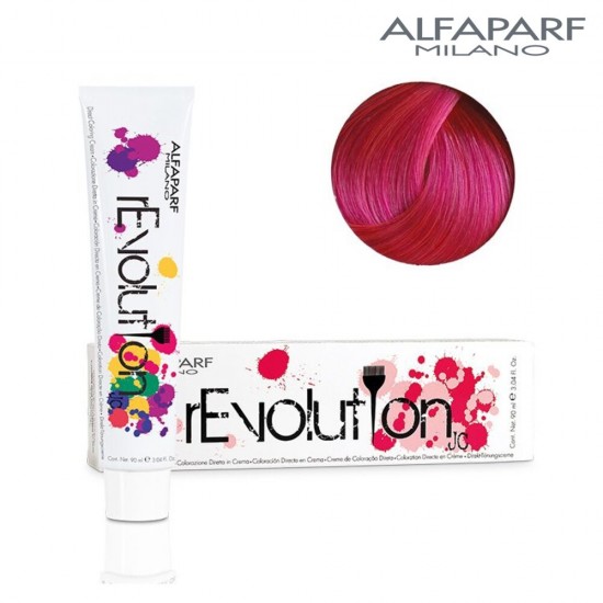 AlfaParf REVOLUTION ORIGINALS PINK
tiešās iedarbības matu krāsa bez amonjaka, rozā tonis, 90 ml