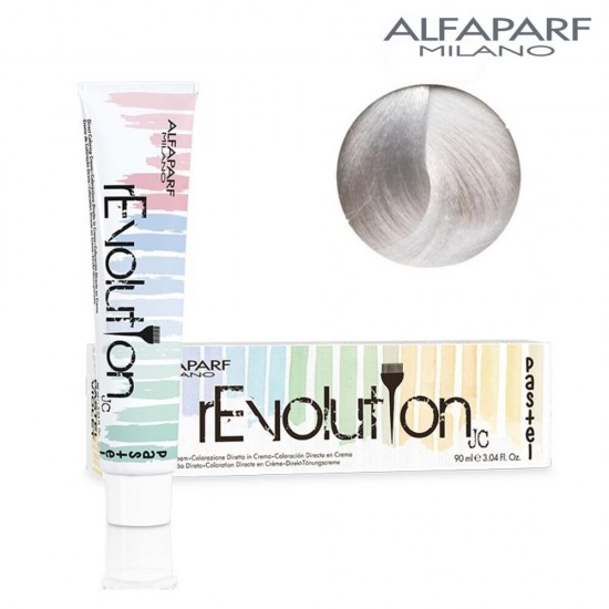 AlfaParf REVOLUTION PASTEL CLEAR
tiešās iedarbības matu krāsa bez amonjaka, caurspīdīgais tonis, 90 ml