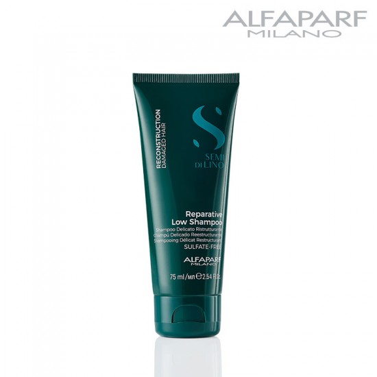 AlfaParf Semi Di Lino Reconstruction šampūns bojātiem matiem 75ml