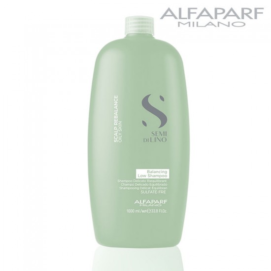 AlfaParf Semi Di Lino Scalp Rebalance šampūns taukainai galvas ādai 1L