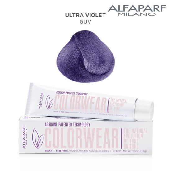 AlfaParf 5UV COLOR WEAR arginine-based hair color, 60ml
