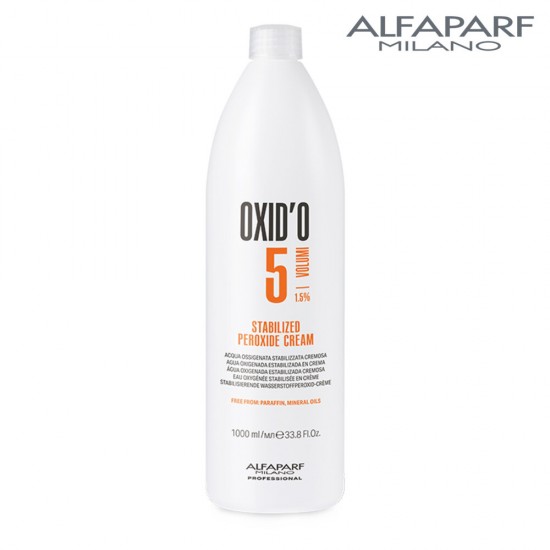 AlfaParf OXID’O 5 VOLUME 1,5% krēmveida oksidants, 1000ml