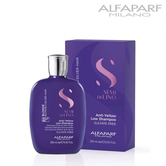 AlfaParf Semi Di Lino Blonde Anti-Yellow Low šampūns 250ml