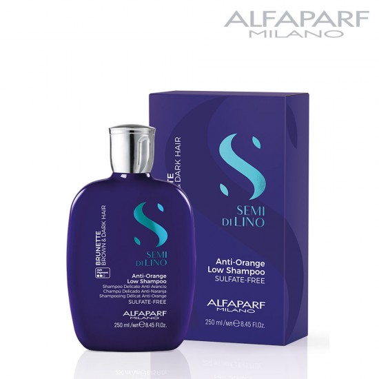AlfaParf Semi Di Lino Brunette Anti-Yellow Low šampūns 250ml