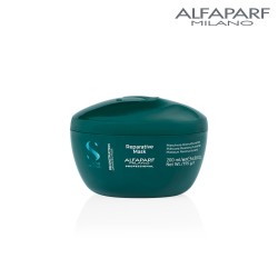 AlfaParf Semi Di Lino RECONSTRUCTION reparative mask for damaged or bleached hair, 200 ml AlfaParf Semi Di Lino RECONSTRUCTION reparative mask for damaged or bleached hair, 200 ml