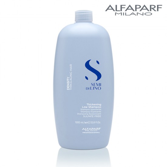 AlfaParf Semi Di Lino DENSITY šampūns plāniem, blīvumu un apjomu zaudējušiem matiem, 1 L