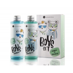 AMARINA Boys Set Shower gel and daily shampoo, 200ml + 200ml AMARINA Boys Set Shower gel and daily shampoo, 200ml + 200ml