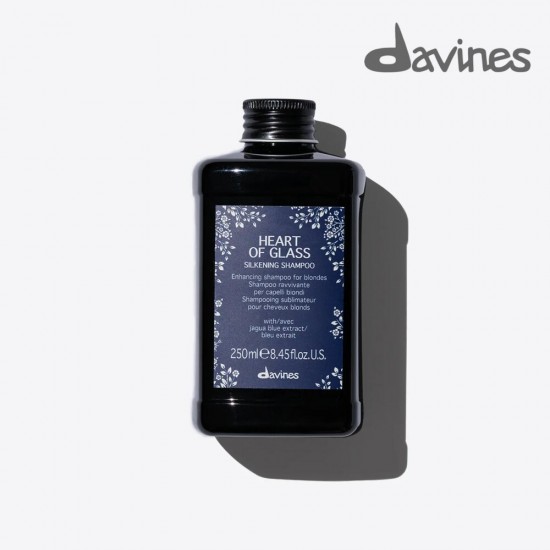 Davines HEART OF GLASS SILKENING Šampūns blondiem matiem 250ml 