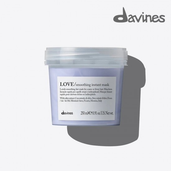 Davines LOVE SMOOTHING Izlīdzinoša maska maigi izlīdzina viļņainus matus 250ml