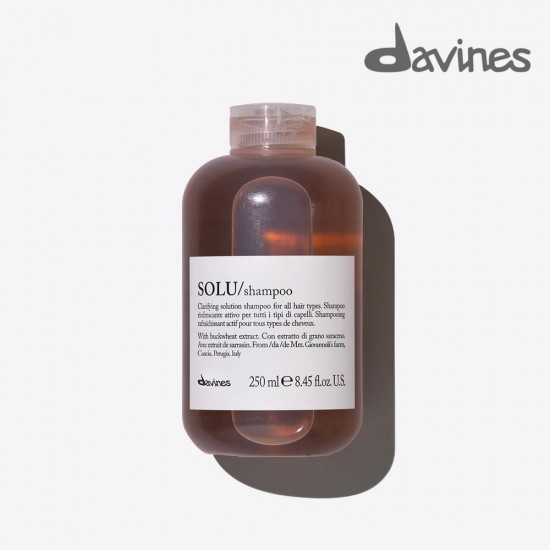 Davines SOLU Dziļi attīrošais un aktīvi atsvaidzinošais šampūns 250ml