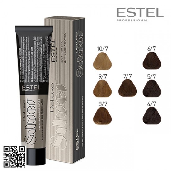 Estel DeLuxe Silver 9/7 krāsa-kopšana matiem 60ml