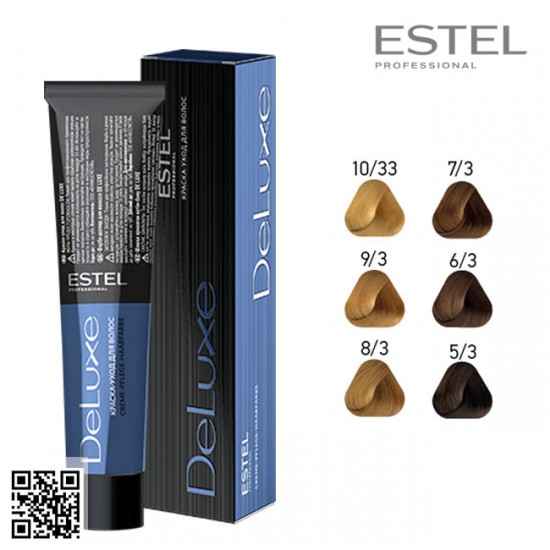 Estel DeLuxe 9/3 krāsa-kopšana matiem 60ml