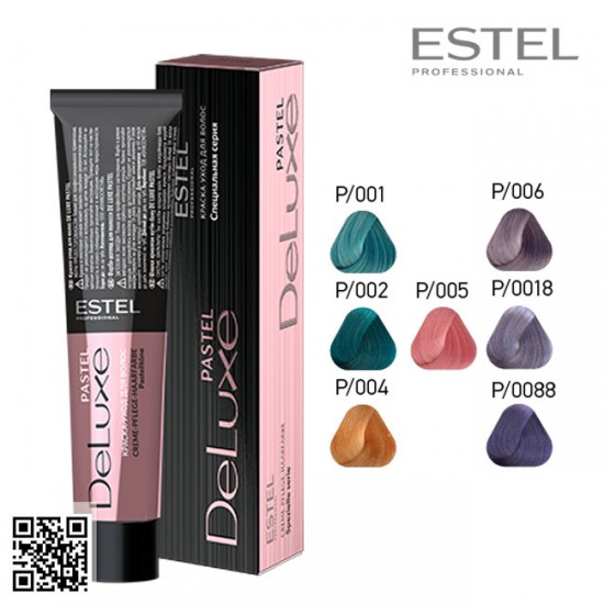 Estel DeLuxe Pastel 001 krāsa-kopšana matiem 60ml