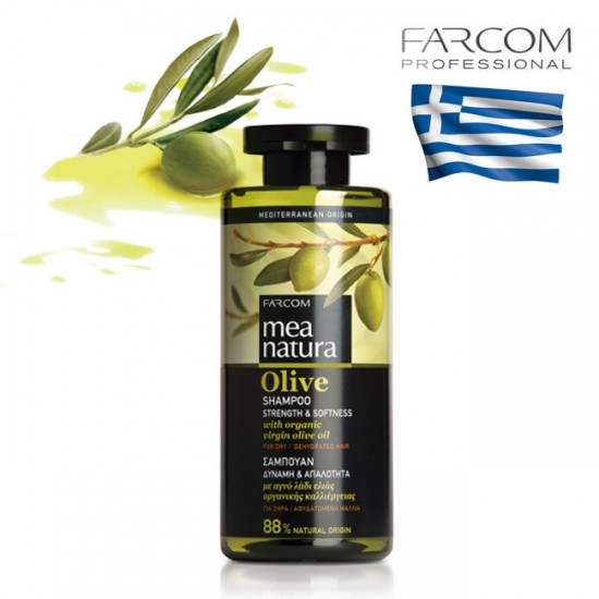 Farcom Mea Natura Olive Strength & Softness šampūns sausiem matiem 300ml