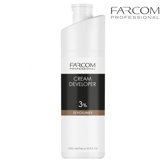 Farcom Expertia Oxycream 10 vol. 3% oksidants ar vīnogu un kokosa ekstraktu, 1000ml