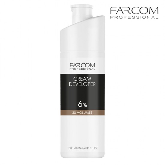 Farcom Expertia Oxycream 20 vol. 6% oksidants ar vīnogu un kokosa ekstraktu, 1000ml