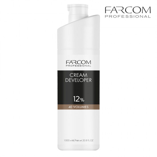 Farcom Expertia Oxycream 40 vol. 12% oksidants ar vīnogu un kokosa ekstraktu, 1000ml