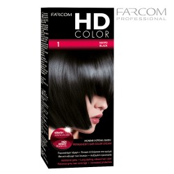 Farcom HDCOLOR hair coloring set 1-Ebony Black Farcom HDCOLOR hair coloring set 1-Ebony Black