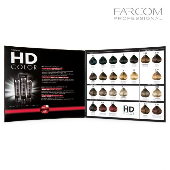 Farcom HDCOLOR Hair Set matu krāsošanas komplekts 10.1-Extra Light Ash Blond