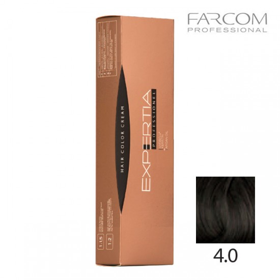 Farcom Expertia permanenta matu krēmkrāsa 100ml 4.0-BR Brown
