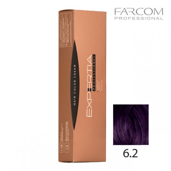 Farcom Expertia permanenta matu krēmkrāsa 100ml 6.2-DA Dark violet blonde