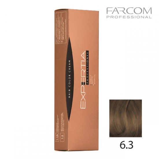 Farcom Expertia permanenta matu krēmkrāsa 100ml 6.3-DA Dark golden blonde