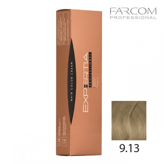 Farcom Expertia permanenta matu krēmkrāsa 100ml 9.13-VE Very light amber blonde