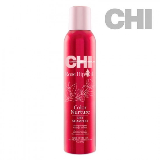 CHI Rose Hip Oil Dry Shampoo sausais šampūns 198g