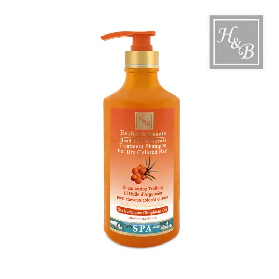 Health&Beauty atdzīvinošs šampūns ar smiltsērkšķu eļļu sausiem krāsotiem matiem 780ml