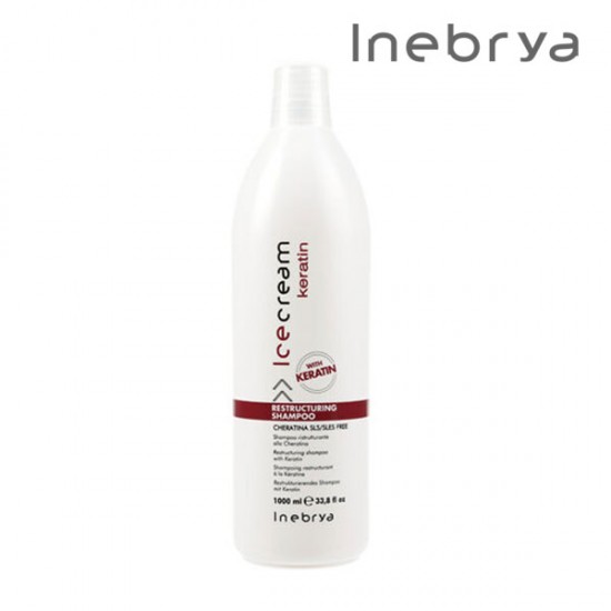 Inebrya Ice Cream Keratin Restructuring šampūns 1L